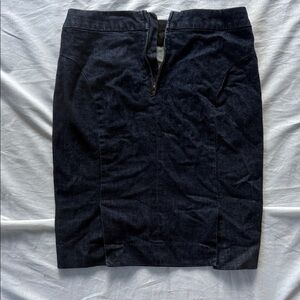 J Crew Stretch Classic Blue Denim Skirt